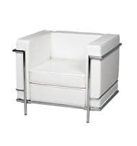 alugar poltrona le corbusier lc1 branca - mobiliários para festas belo horizonte
